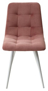Стул CHILLI-Q розовый #15, велюр / белый каркас, 4 шт/ 1 к, цена 2 700 ₽ Стул CHILLI-Q розовый #15, велюр / белый каркас, 4 шт/ 1 к,