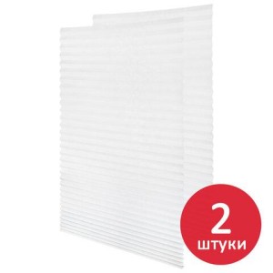 Жалюзи-плиссе, штора тканевая самоклеящаяся КОМПЛЕКТ 2 шт., BRABIX, 90х180 см, "СТАНДАРТ+", 80 г/м2, цвет белый, 700009 цена 641 ₽ Жалюзи-плиссе, штора тканевая самоклеящаяся КОМПЛЕКТ 2 шт., BRABIX, 90х180 см, "СТАНДАРТ+", 80 г/м2, цвет белый, 700009