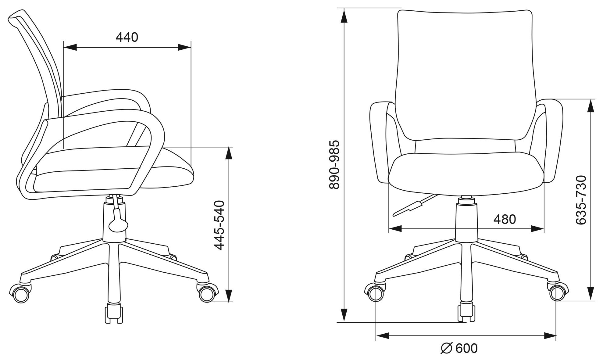 Кресло Ch-695nlt