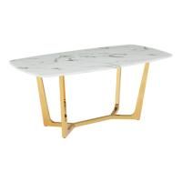 Стол обеденный Ланс, белый мрамор, большой цена 128 903.50 ₽ Стол обеденный Ланс, белый мрамор, большой