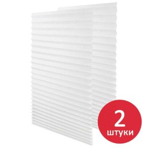 Жалюзи-плиссе, штора тканевая самоклеящаяся КОМПЛЕКТ 2 шт., BRABIX 60х180 см, "СТАНДАРТ", 60 г/м2, цвет белый, 700005 цена 426 ₽ Жалюзи-плиссе, штора тканевая самоклеящаяся КОМПЛЕКТ 2 шт., BRABIX 60х180 см, "СТАНДАРТ", 60 г/м2, цвет белый, 700005