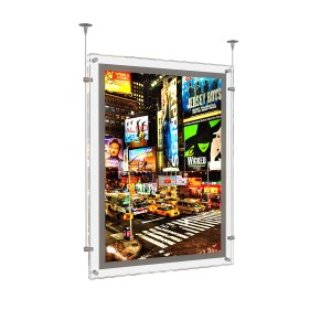 КРИСТАЛЛ А2 Подвесная двусторонняя тонкая световая панель цена 16 150 ₽ КРИСТАЛЛ А2 Подвесная двусторонняя тонкая световая панель