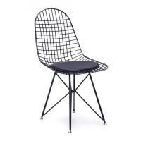 Стул обеденный Eiffel черный, с черной подушкой цена 14 938.50 ₽ Стул обеденный Eiffel черный, с черной подушкой