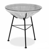 ПРИСТАВНОЙ СТОЛ ACAPULCO SIDE TABLE WHITE цена 30 118.50 ₽ ПРИСТАВНОЙ СТОЛ ACAPULCO SIDE TABLE WHITE