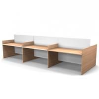 Стол с перегородкой с бортиком 6-ти местный, 4200 мм цена 118 323.50 ₽ Стол с перегородкой с бортиком 6-ти местный, 4200 мм