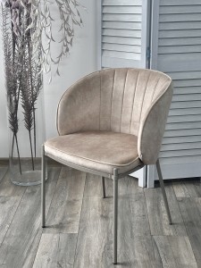 Стул DIANA VBP-207 античный бежевый, велюр / латте каркас цена 9 000 ₽ Стул DIANA VBP-207 античный бежевый, велюр / латте каркас