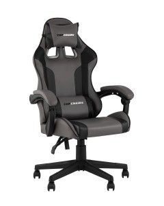 Кресло спортивное TopChairs Commander серо-черный цена 10 990 ₽ Кресло спортивное TopChairs Commander серо-черный