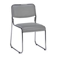 Стул Fix Chrome серый экокожа цена 3 590 ₽ Стул Fix Chrome серый экокожа