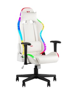 Кресло спортивное TopChairs GMM-080 белый на черной базе цена 13 990 ₽ Кресло спортивное TopChairs GMM-080 белый на черной базе