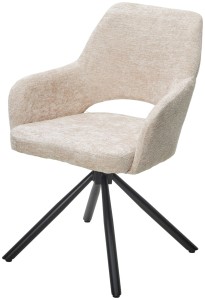 Стул NURI 180 град. поворот. 3018-10 бежевый, шенилл/ черный каркас, ®DISAUR цена 8 610 ₽ Стул NURI 180 град. поворот. 3018-10 бежевый, шенилл/ черный каркас, ®DISAUR