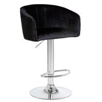 Барный стул САРАГОСА, велюр черный цена 9 073.50 ₽ Барный стул САРАГОСА, велюр черный