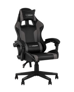 Кресло спортивное TopChairs Commander черно-серый цена 10 990 ₽ Кресло спортивное TopChairs Commander черно-серый