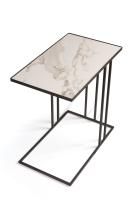 Журнальный столик Stone 026-1, керамика белая