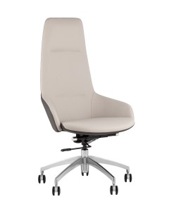 Кресло руководителя TopChairs Soulo светло-серый, серый цена 48 990 ₽ Кресло руководителя TopChairs Soulo светло-серый, серый
