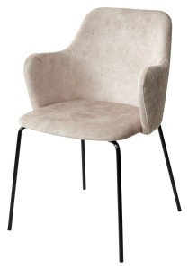 Стул AMARETTO VT5001-1 античный светло-беж., велюр без пальчикового эффекта /черный каркас, цена 5 250 ₽ Стул AMARETTO VT5001-1 античный светло-беж., велюр без пальчикового эффекта /черный каркас,