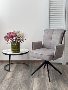 Стул PONCE 360 град. поворот. Brego-07 Серый, ткань/ XD841-16 Серый, букле/ Черный, ®DISAUR цена 12 880 ₽ Стул PONCE 360 град. поворот. Brego-07 Серый, ткань/ XD841-16 Серый, букле/ Черный, ®DISAUR