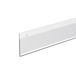 Ценникодержатель универсальный DBH39 длина 1000 мм с отверстиями для клипс, цвет прозрачный цена 82 ₽ Ценникодержатель универсальный DBH39 длина 1000 мм с отверстиями для клипс, цвет прозрачный