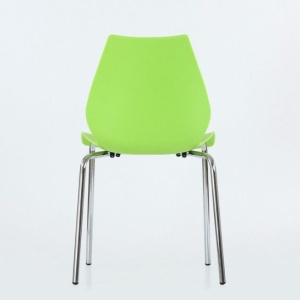 Стул Lili, хром металл, стопируемый, зеленый цена 2 863.50 ₽ Стул Lili, хром металл, стопируемый, зеленый