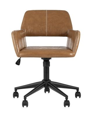 Кресло компьютерное Филиус экокожа коричневый