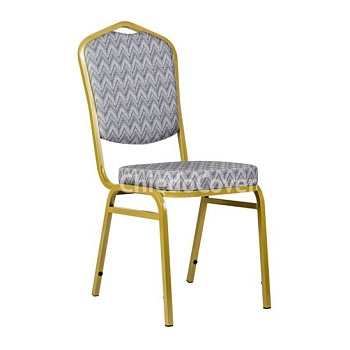 Стул Хит 20мм - золото, Зигзаг серый цена 2 472.50 ₽ Стул Хит 20мм - золото, Зигзаг серый