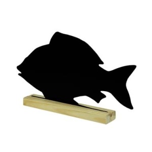Меловая табличка «Рыба» BB FISH на подставке цена 346 ₽ Меловая табличка «Рыба» BB FISH на подставке