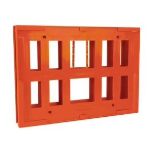 Комплект из 2 рам на покупательскую тележку TF-A4, цвет оранжевый цена 92 ₽ Комплект из 2 рам на покупательскую тележку TF-A4, цвет оранжевый