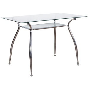 Стол Patrizia, прозрачный, закаленное стекло цена 17 525 ₽ Стол Patrizia, прозрачный, закаленное стекло