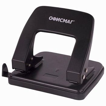 Дырокол металлический ОФИСМАГ, до 25 листов, черный, 229693 цена 494 ₽ Дырокол металлический ОФИСМАГ, до 25 листов, черный, 229693
