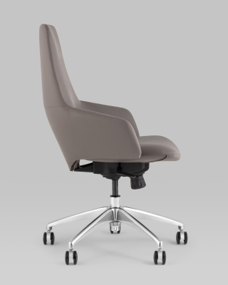 Кресло офисное TopChairs Bow серый