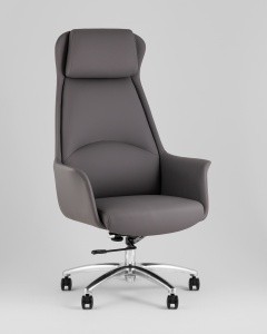 Кресло руководителя TopChairs Viking NEW серое цена 44 990 ₽ Кресло руководителя TopChairs Viking NEW серое