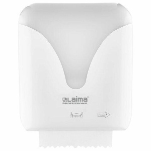 Диспенсер для полотенец в рулонах с автоотрезом листа LAIMA PROFESSIONAL ULTRA, (Система H1), 607765, 303052 цена 8 053 ₽ Диспенсер для полотенец в рулонах с автоотрезом листа LAIMA PROFESSIONAL ULTRA, (Система H1), 607765, 303052