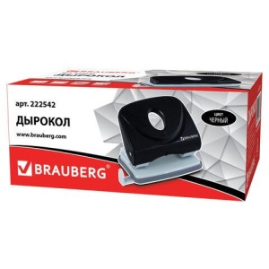 Дырокол BRAUBERG "Original", до 25 листов, черный, 222542 цена 530 ₽ Дырокол BRAUBERG "Original", до 25 листов, черный, 222542