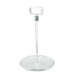 Ценникодержатель на круглой подставке BASE-XL-CLIP 100мм, цвет прозрачный цена 21 ₽ Ценникодержатель на круглой подставке BASE-XL-CLIP 100мм, цвет прозрачный