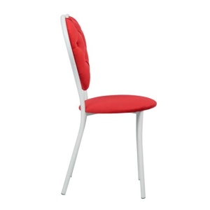 Стул Сердце, велюр Imperia red красный, каретная стяжка цена 2 978.50 ₽ Стул Сердце, велюр Imperia red красный, каретная стяжка