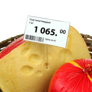 Ценникодержатель на иголке STICK-CLIP с DELI-PRICER 70х40 мм цена 331 ₽ Ценникодержатель на иголке STICK-CLIP с DELI-PRICER 70х40 мм