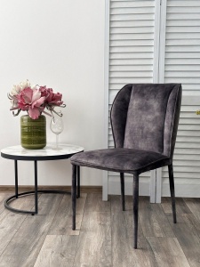 Стул SONDRIO Grey Color-32, велюр / каркас в "чулках", ®DISAUR цена 5 250 ₽ Стул SONDRIO Grey Color-32, велюр / каркас в "чулках", ®DISAUR