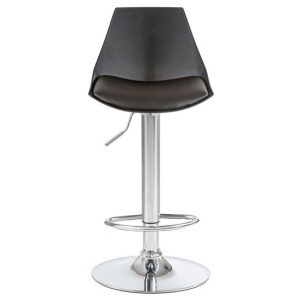 Барный стул АМАЛЬФИ, хром сталь, пластик, кожзам черный цена 7 003.50 ₽ Барный стул АМАЛЬФИ, хром сталь, пластик, кожзам черный