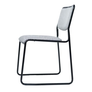 Стул Хэир, каркас черный, рогожка серая цена 4 243.50 ₽ Стул Хэир, каркас черный, рогожка серая