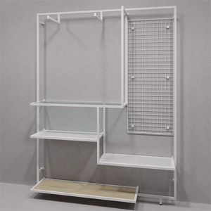 PR-RUS 220 \ Стенд пристенный для торгового зала 1876х478х2470мм цена 28 170 ₽ PR-RUS 220 \ Стенд пристенный для торгового зала 1876х478х2470мм