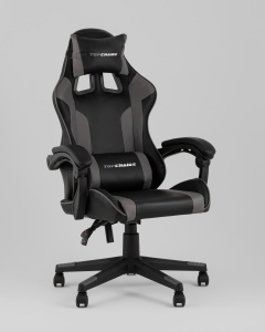 Кресло спортивное TopChairs Commander черно-серый цена 10 990 ₽ Кресло спортивное TopChairs Commander черно-серый