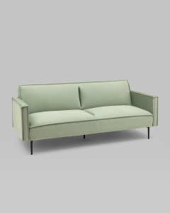 диван прямой кассель велюр светло-салатовый цена 52 480 ₽ Диван прямой Кассель велюр светло-салатовый