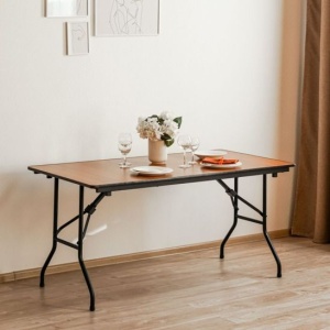 Стол Лидер 2, 1800x800, орех, черный цена 5 278.50 ₽ Стол Лидер 2, 1800x800, орех, черный