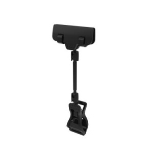 Универсальный ценникодержатель на прищепке с узким зажимом FX-CLAMP-SLIM, ножка 50 мм, цвет черный цена 57 ₽ Универсальный ценникодержатель на прищепке с узким зажимом FX-CLAMP-SLIM, ножка 50 мм, цвет черный