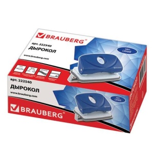 Дырокол BRAUBERG "Original", до 20 листов, синий, 222540 цена 502 ₽ Дырокол BRAUBERG "Original", до 20 листов, синий, 222540