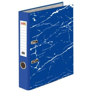 Папка-регистратор STAFF "Profit" с мраморным покрытием, 75 мм, с уголком, синяя, СЪЕМНЫЙ МЕХАНИЗМ, 272010 цена 212 ₽ Папка-регистратор STAFF "Profit" с мраморным покрытием, 75 мм, с уголком, синяя, СЪЕМНЫЙ МЕХАНИЗМ, 272010