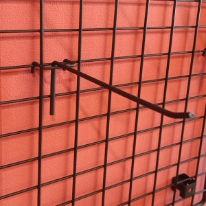 DSN 292-S-BL \ Крючок одинарный на решетку (L-200, d-5мм) цена 38 ₽ DSN 292-S-BL \ Крючок одинарный на решетку (L-200, d-5мм)