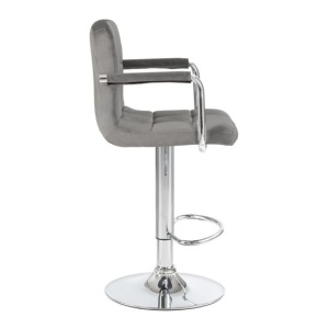 Барный стул Фолкрик, серый велюр цена 9 188.50 ₽ Барный стул Фолкрик, серый велюр