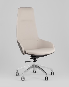 Кресло руководителя TopChairs Soulo светло-серый, серый цена 48 990 ₽ Кресло руководителя TopChairs Soulo светло-серый, серый