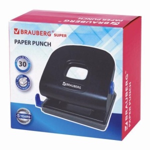Дырокол металлический BRAUBERG "Extra", до 30 листов, черный, 229092 цена 752 ₽ Дырокол металлический BRAUBERG "Extra", до 30 листов, черный, 229092