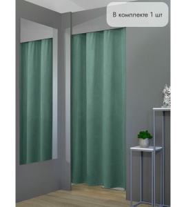 Штора Бархат в примерочную (бирюзовый) 1950 мм цена 1 500 ₽ Штора Бархат в примерочную (бирюзовый) 1950 мм